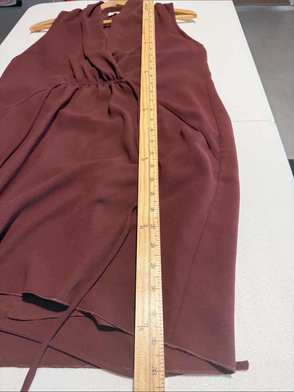 Aritzia Wilfred Sabine Dress Purple Maroon Size Small - Picture 9 of 11